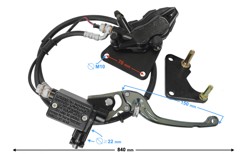 Kompletna pompa hamulca przedniego Barton E-max
