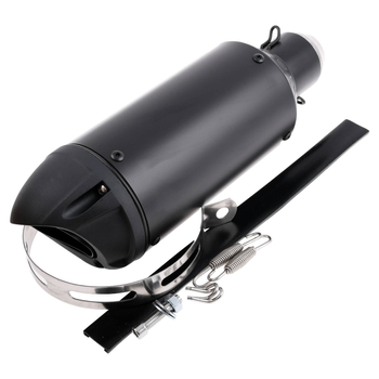 Końcówka wydechu czarna Project Oval 330mm