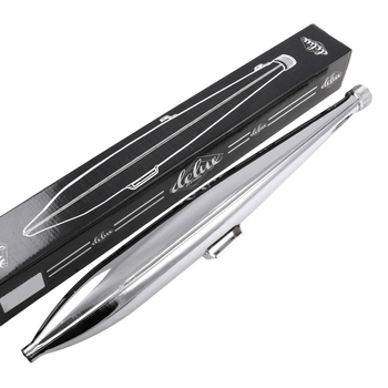 Tłumik wydech chrom Romet Komar Ogar Kadet Delux