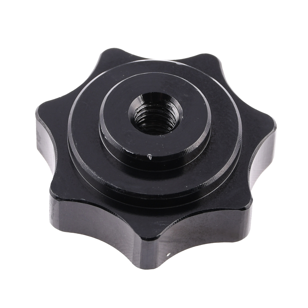 Nakrętka pokrywy bocznej / silnika aluminiowa M6 + oring czarna Simson DPR