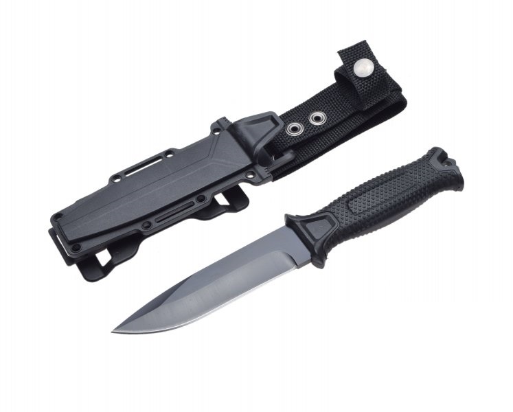 Nóż taktyczny czarny 250mm