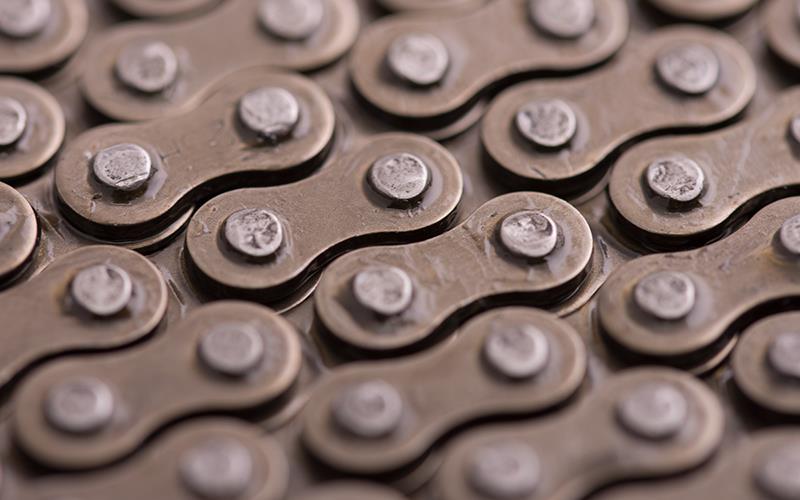 Łańcuch napędowy 25H-144L (bez o-ring) Pocket Bike