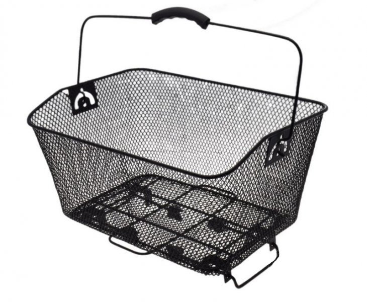 Kosz rowerowy bagażowy tył siatkowy na click