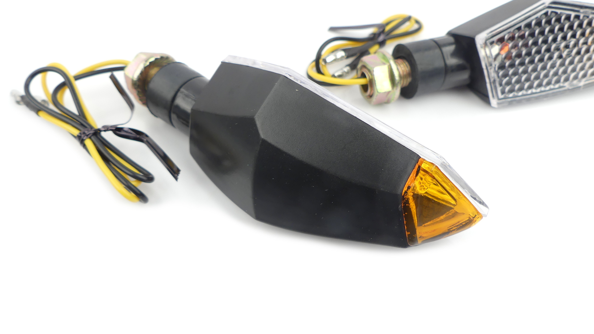 Kierunkowskazy mini strzałki czarne homologacja