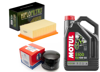 Filtr oleju powietrza olej Meiwa HF160 Motul 15w50 BMW F 650 700 800 06-19r