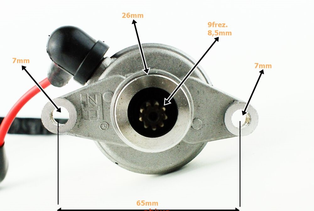 Rozrusznik elektryczny silnika z przewodem 9z 1P49QMB Benzer Keeway Romet