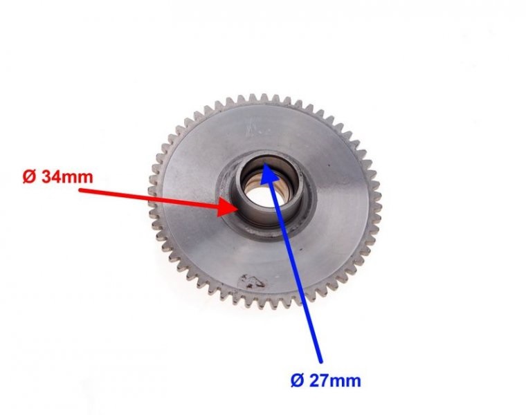 Sprzęgło jednokierunkowe + wolne koło quad atv 200