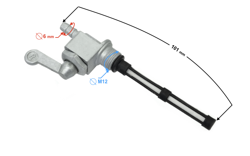 Kranik paliwa do motoroweru Simson S-51