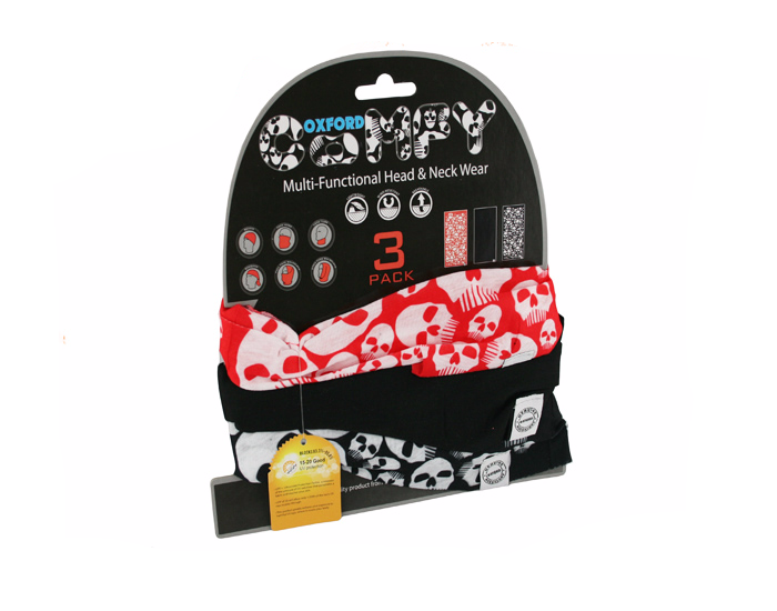 OXFORD Comfy Chusta Chusty 3 Sztuki Czaszki