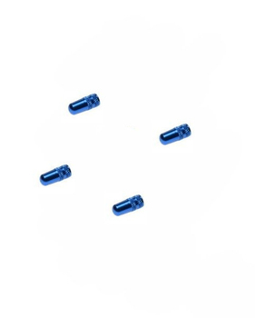 Nakrętka wentyla rower fv niebieska 1 szt presta