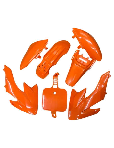 Plastiki CRF50 style mod2 pomarańczowe pitbike MRF 120 140 HQ SM 160 SM-R