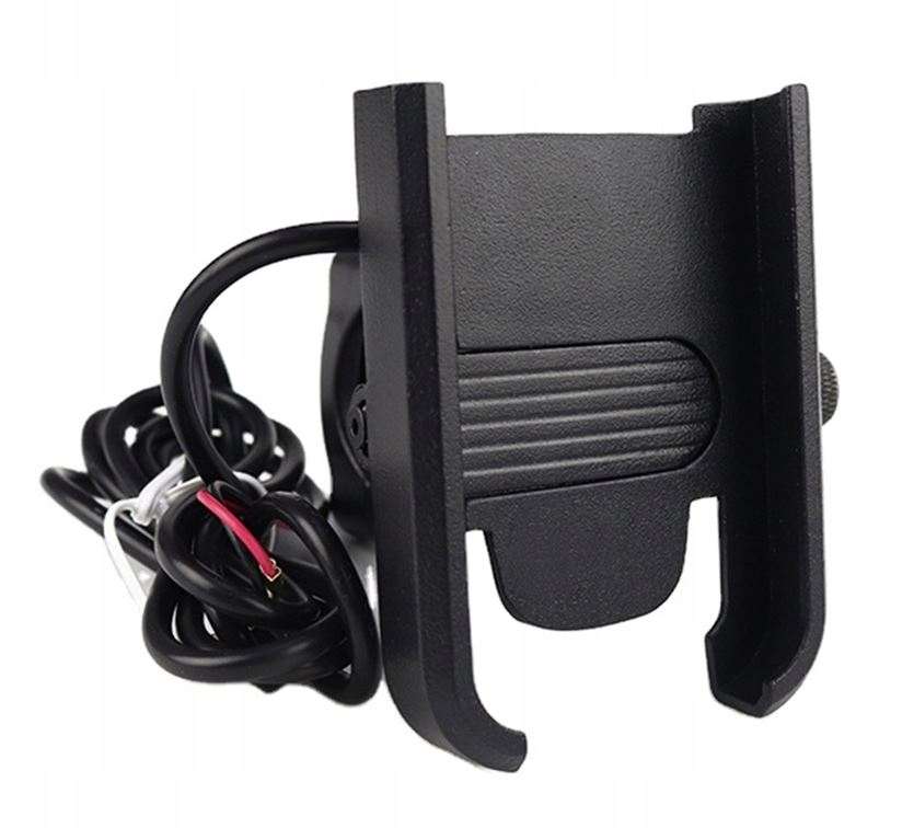 Uchwyt na telefon z ładowarką USB Motocykl Motorower