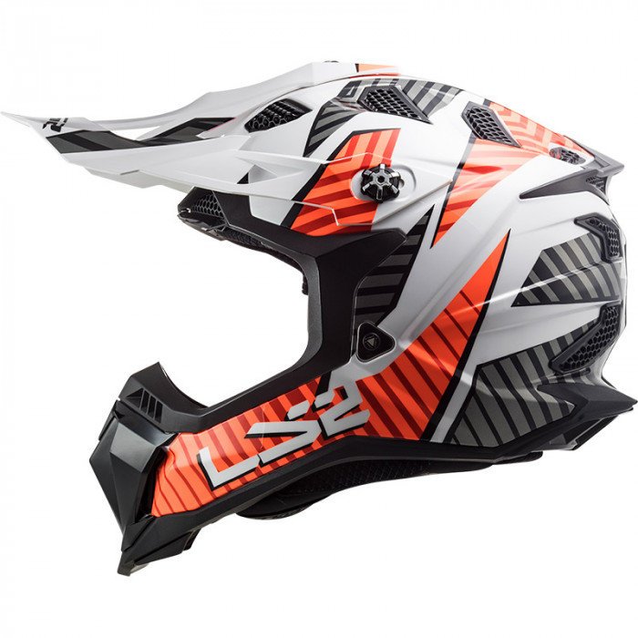 Kask ls2 mx700 subverter evo astro white orange