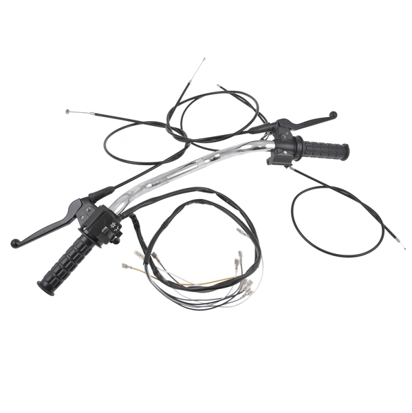 Kierownica chromowana kompletna z osprzętem Simson S51 S53 S70 S83 DPR Classic