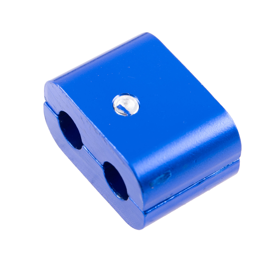 Łącznik linek uniwersalny aluminiowy cnc niebieski Racing Force