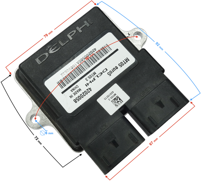 ECU sterownik moduł wtrysku Barton Delphi B-max