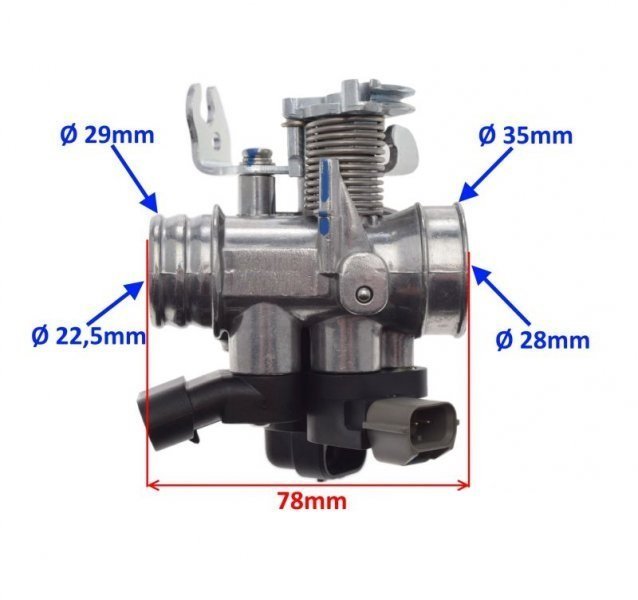 Junak 904 Barton Romet Euro4 przepustnica 139FMB