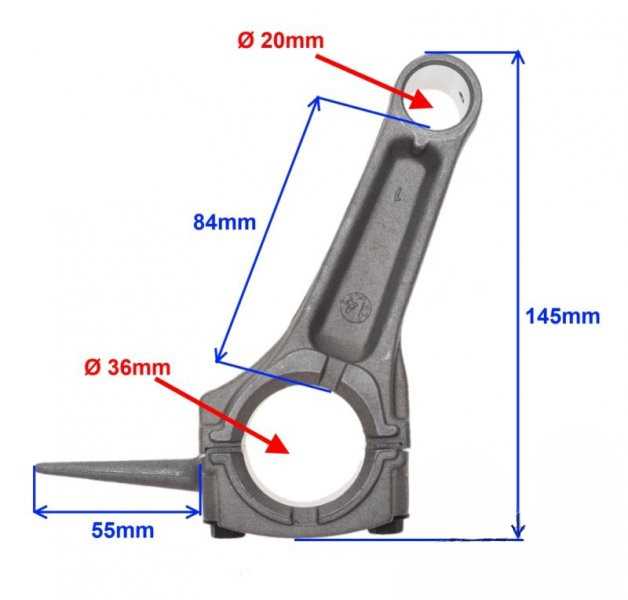 Korbowód do silnika GX390 Gokart, Honda itp.