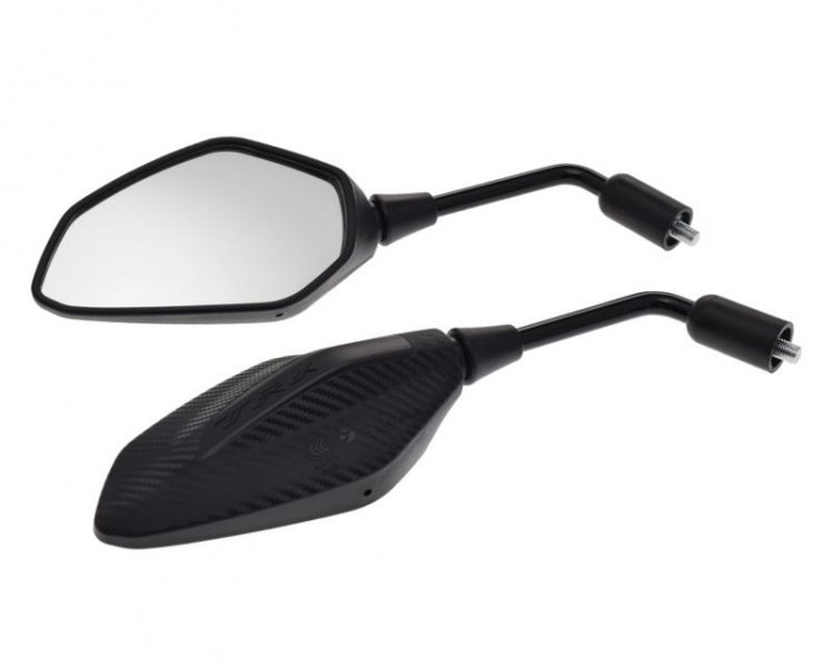 Lusterka do Benelli 502X komplet czarne carbon