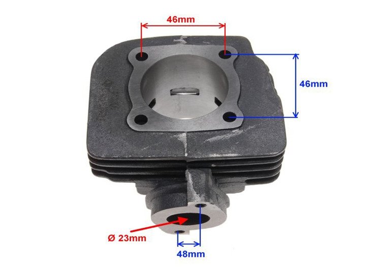 Cylinder 70cm 47mm kpl Suzuki Adress Tgb Derbi