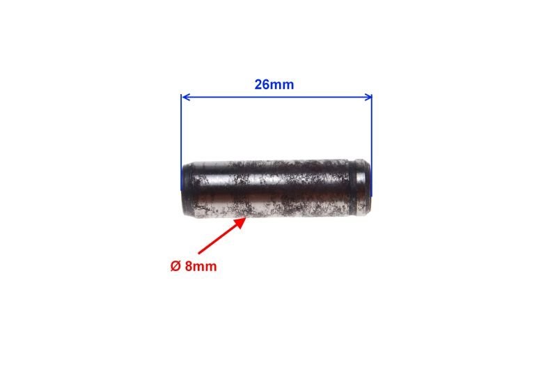 Oś koła pośredniego dozownika oleju am6 dł. 26mm