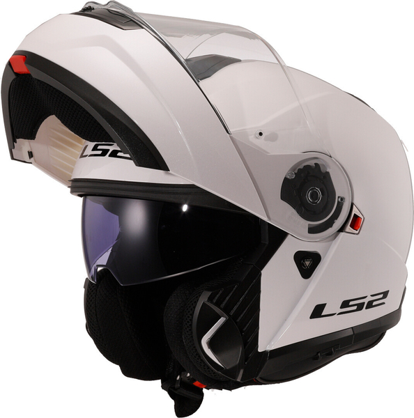 Kask szczękowy LS2 FF908 STROBE II SOLID WHITE homologacja ECE 22.06