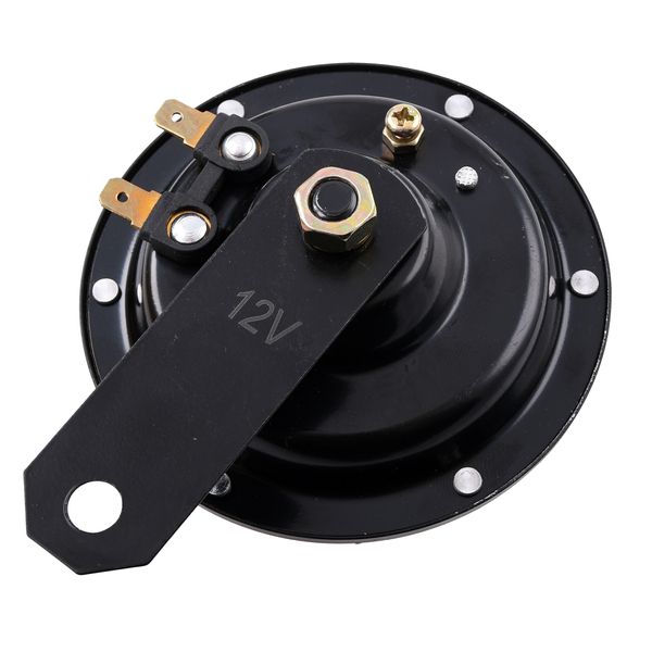 Klakson sygnał dźwiękowy 12V uniwersalny czarno / czerwony DPR Classic