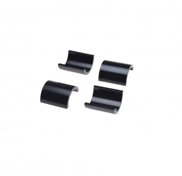 Adaptery kierownicy aluminiowe czarne 22,2/28,5 komplet