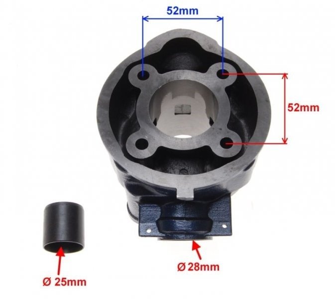 Cylinder aprilia rieju peugeot yamaha am6 65ccm