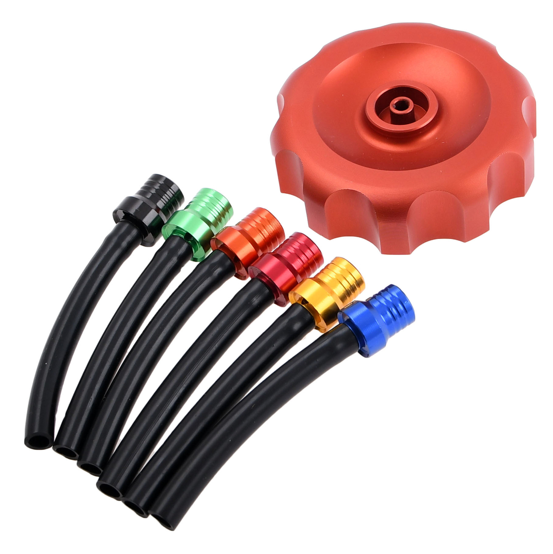 Korek zbiornika paliwa czerwony aluminiowy z odpowietrznikiem Simson