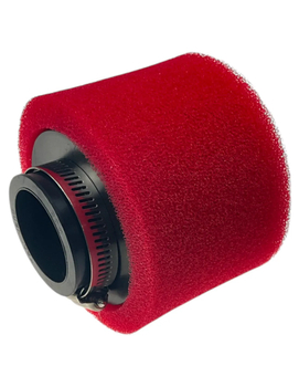 Filtr powietrza 38mm prosty czerwony pitbike MRF 120 140 HQ RC SM TTR 160 SM-R