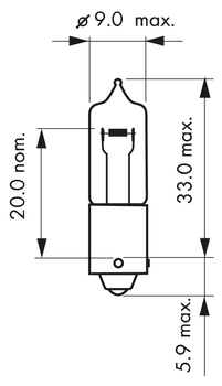 Żarówka Narva H21W 12V BAY9s Barracuda