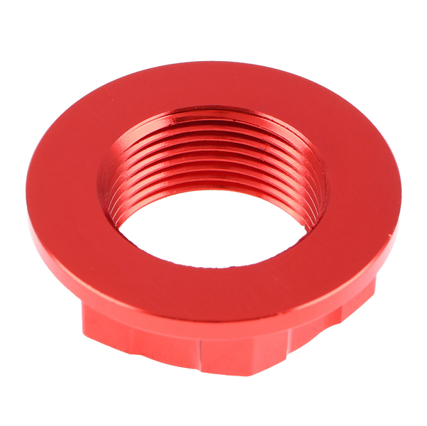 Nakrętka półki widelca M24x1,5 czerwona aluminiowa DPR Performance