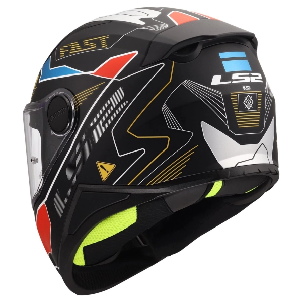 Kask dziecięcy LS2 FF812 Kid Zero Grey Red homologacja 22.06