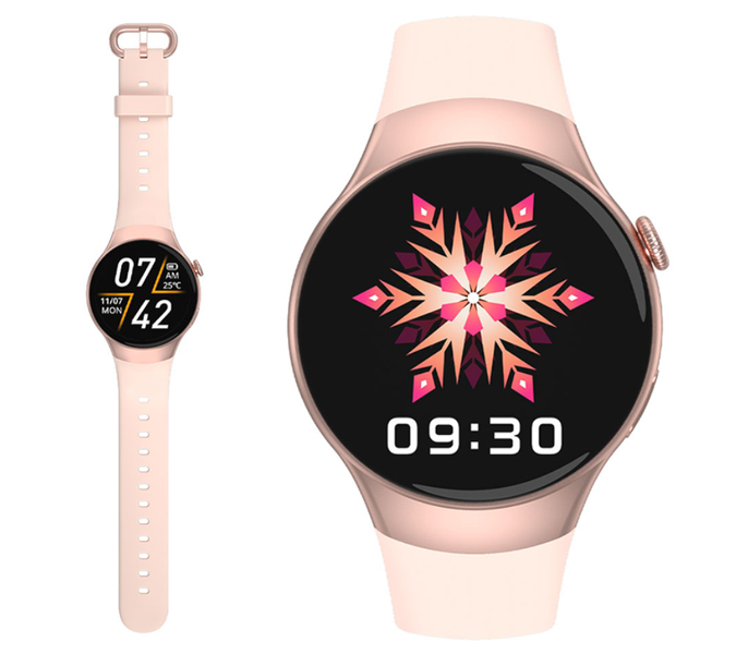 Smartwatch zegarek Rubicon damski różowy Bluetooth