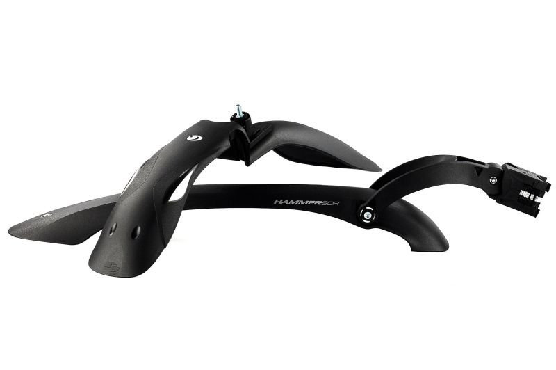 Błotnik rowerowy plastik 24/29 hammer 2 czar/biał