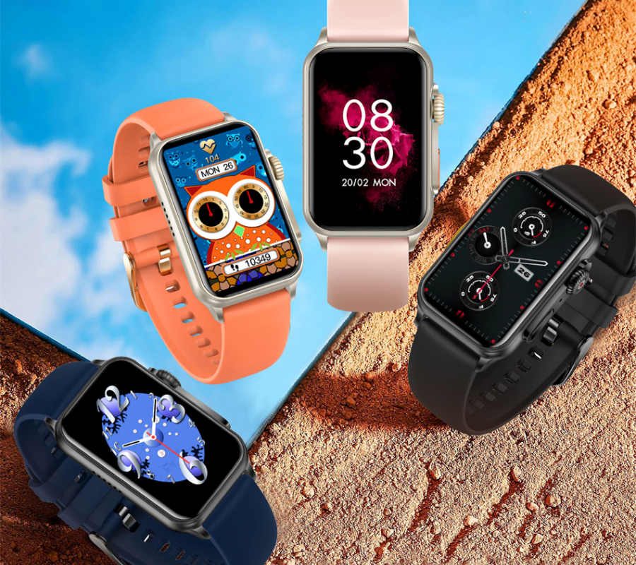 Smartwatch zegarek Rubicon męski RNCF06 czarny