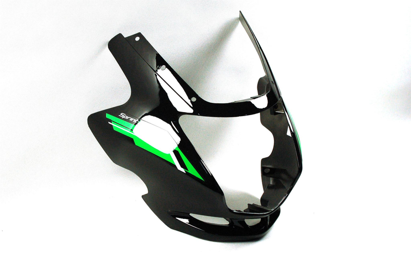 Obudowa reflektora czarno-zielona Barton Sprint 2