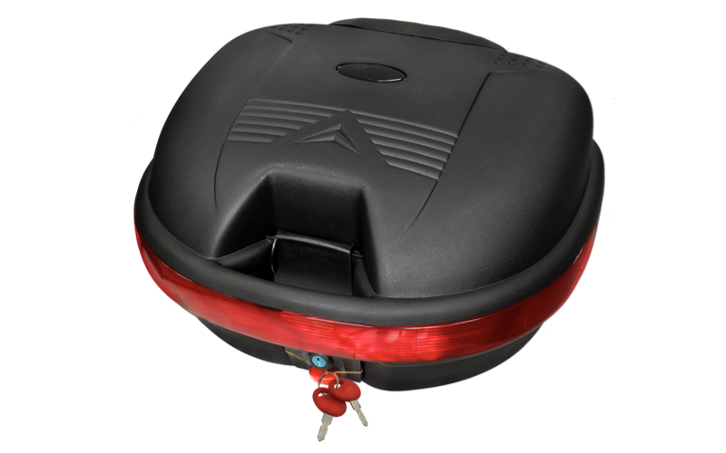 Kufer Motocyklowy wraz z płytą montażową model A07