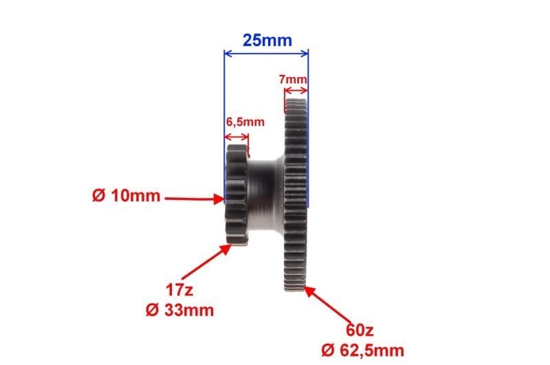 Koło Pośrednie Rozrusznika Elektrycznego ATV 200