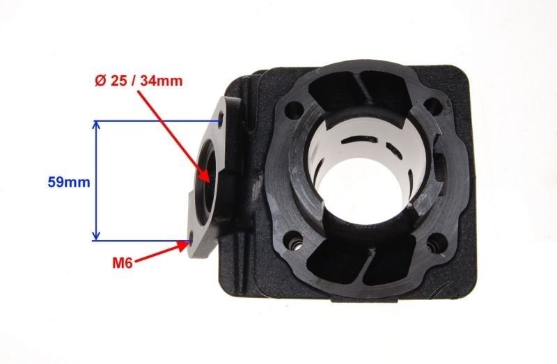 Cylinder 2t 50ccm3 39mm Honda Sfx Bali Sh Sxr Sky