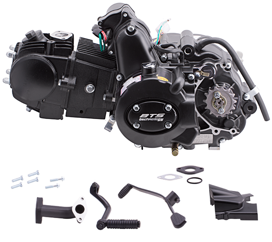 Silnik 125cc 152FMI BTS + gaźnik PZ22 4T Junak Romet Barton Zipp Benzer