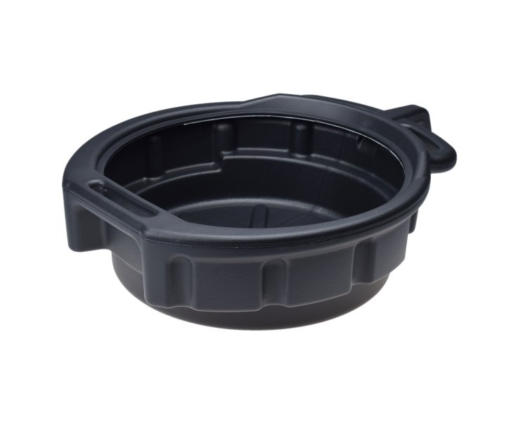 Miska zbiornik do spuszczania płynów czarna max 15l materiał HDPE