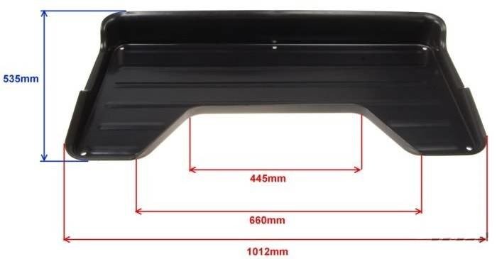 Kufer quad atv tył 101 x 53,5 x 12 cm awina