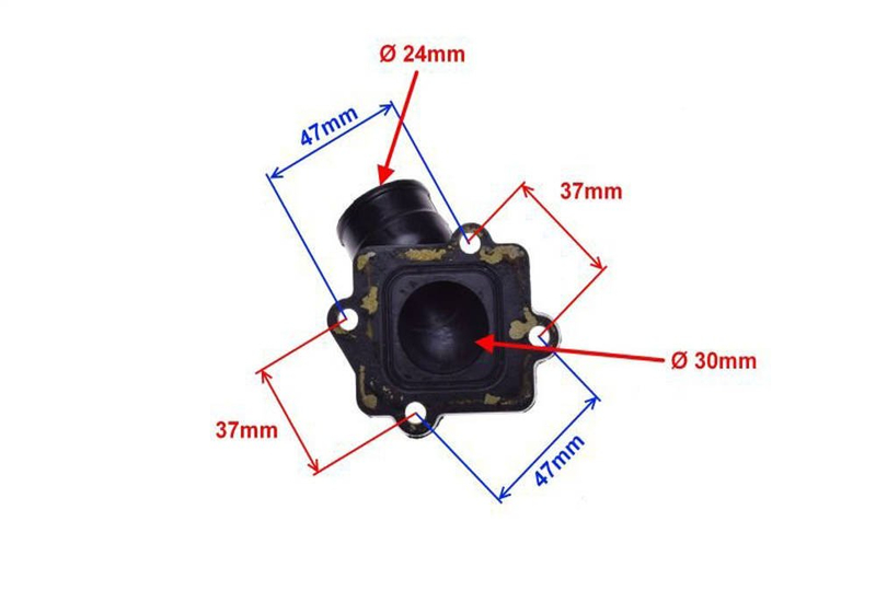 Króciec gaźnika minerelli 2t lj1pe40qmb malaguti