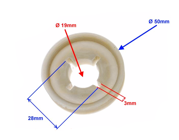 Koło napędu dozownika oleju 2t Keeway Longija 
