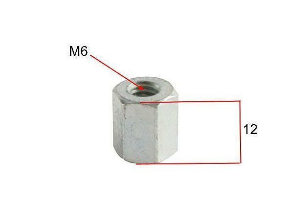 Nakrętka szpilki cylindra Simson S51 SR50 Enduro