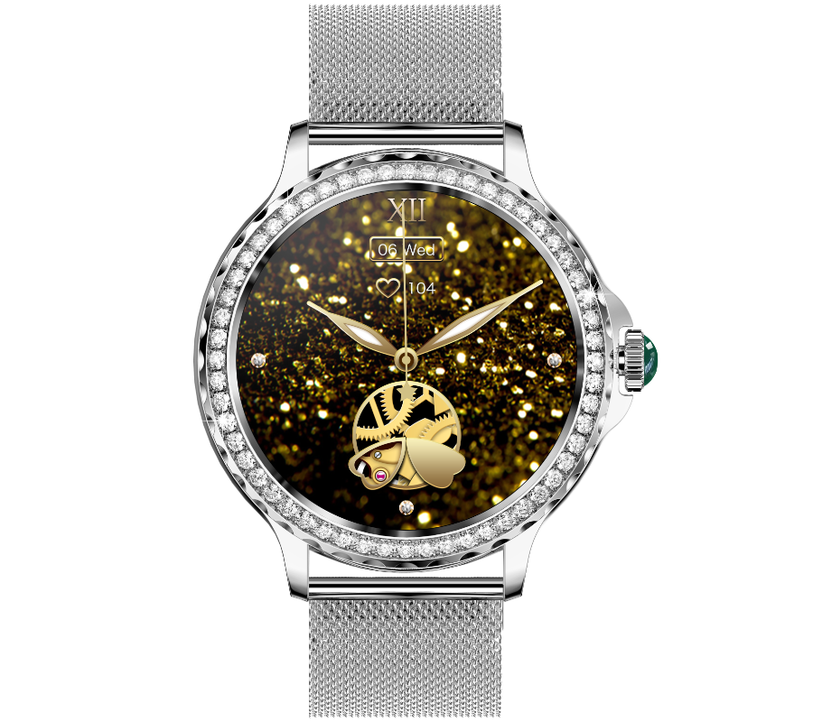 Smartwatch zegarek Rubicon damski RNCF19 tryby sportowe SMS kroki alarm gry