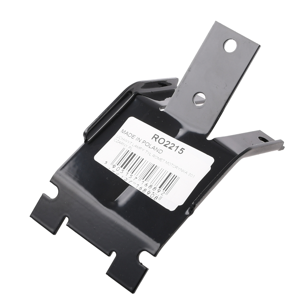 Uchwyt lampy tył czarny malowany proszkowo Romet Motorynka 301