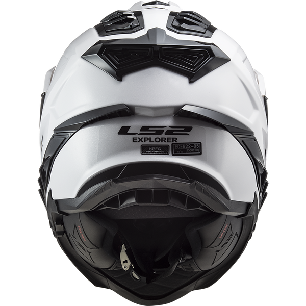 Kask crossowy LS2 MX701 EXPLORER SOLID WHITE